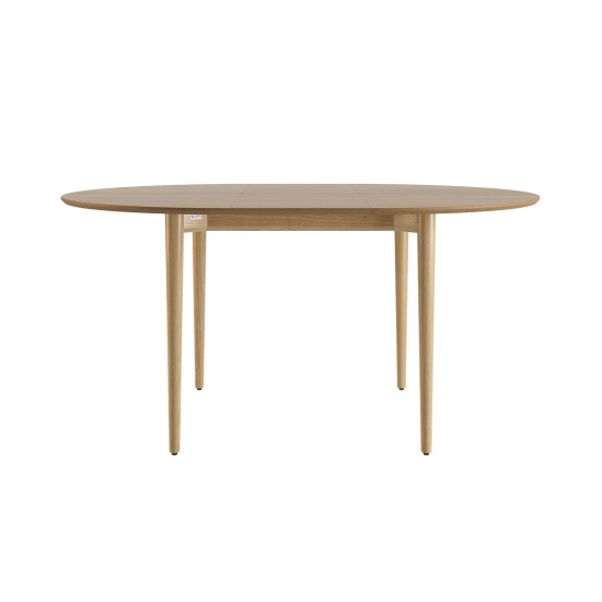 Стол раскладной Silva d-120+40 натуральный ясень 2