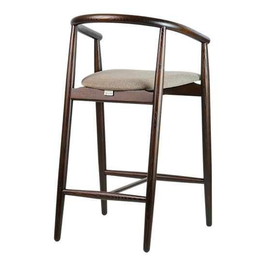 Стул полубарный Mamont темный орех / Austin 03 5