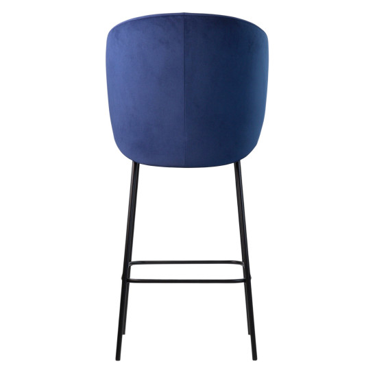 Стілець напівбарний Lilo синій вельвет 5