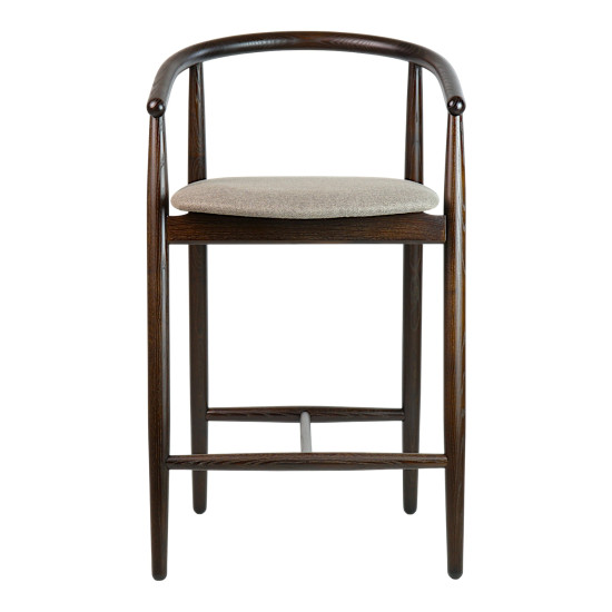 Стул полубарный Mamont темный орех / Austin 03 2