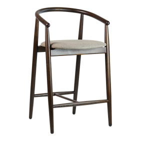 Стул полубарный Mamont темный орех / Austin 03