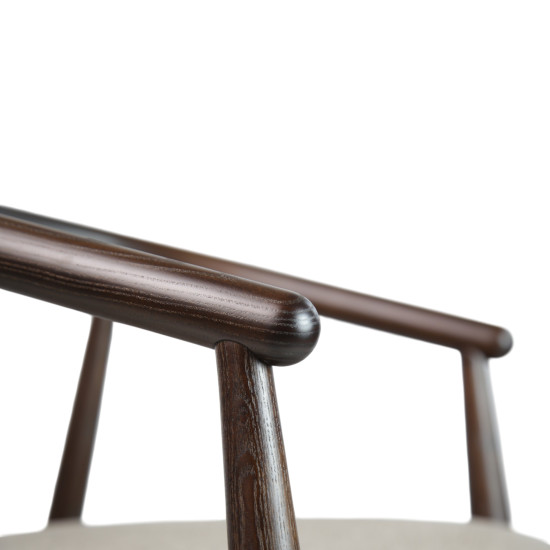 Стул полубарный Mamont темный орех / Austin 03 8