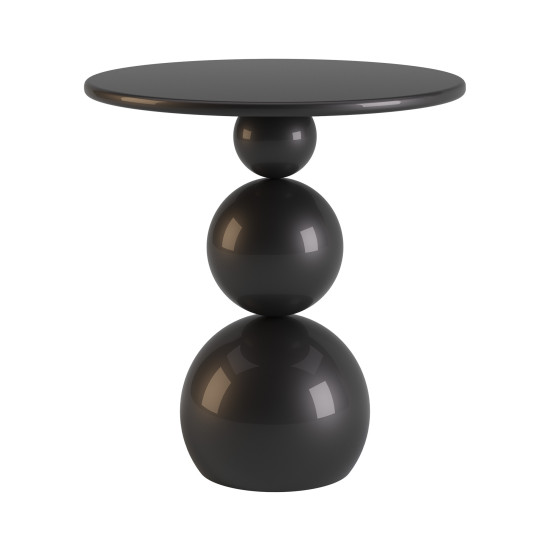 Столик кавовий Bolla 2 чорний суперглянець МДФ 1