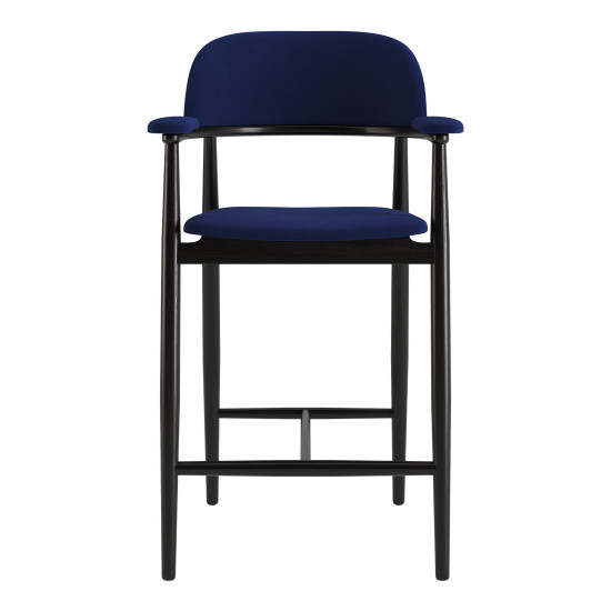 Стул полубарный Terra черный / Node 16 2