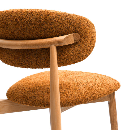 Стілець Panda New натуральний ясен / Anthology 11 Amber 9