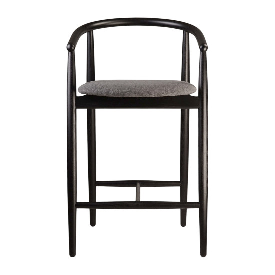 Стілець напівбарний Mamont чорний / Austin 19 2