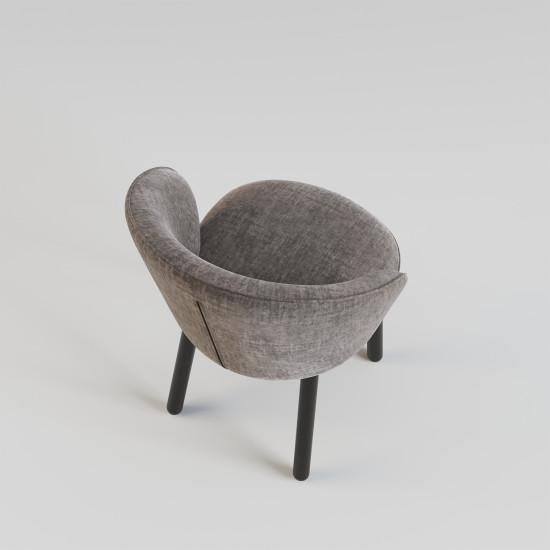 Стул Stitch черный / Vouge 16 5