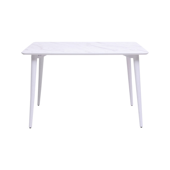 Стіл Dan 120 х 80 HPL Arpa 3346 Ker / білий 1