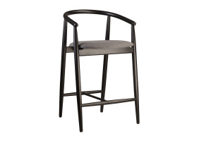 Стілець напівбарний Mamont чорний / Austin 19