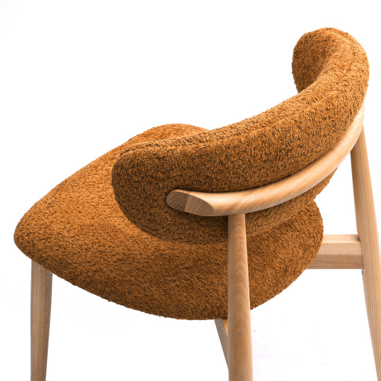 Стілець Panda New натуральний ясен / Anthology 11 Amber 12