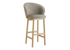 Стілець барний Stitch натуральний ясен / Node 07