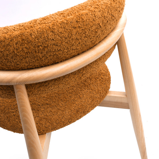 Стілець Panda New натуральний ясен / Anthology 11 Amber 10