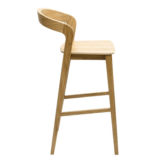 Стул барный Floki new натуральный дуб/твердый 3