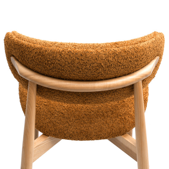 Стілець Panda New натуральний ясен / Anthology 11 Amber 11