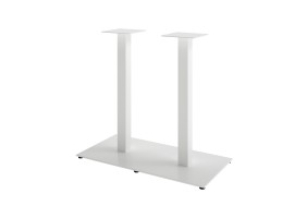 Опора Quadro Double h-725 400х750 / 6 мм біла