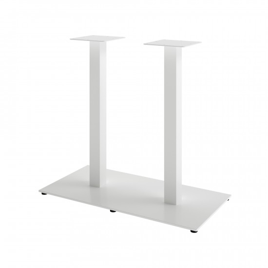 Опора Quadro Double h-725 400х750 / 6 мм біла 1