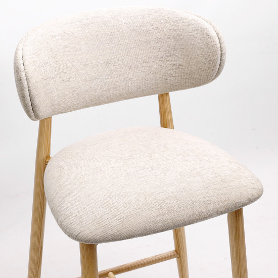 Стілець барний Panda New натуральний ясен / Superior 02 12