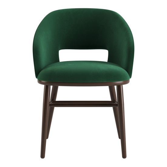 Стілець Dolphin темний горіх / Venus velvet 2940 2