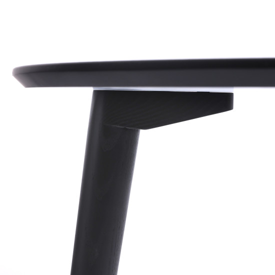 Стіл Dan d-90 HPL Arpa 3408 Losa / чорний 6