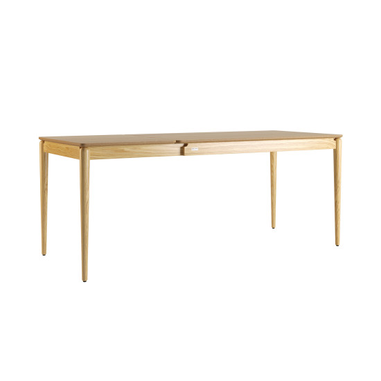 Стіл розкладний Eclipse 130+60 x 80 натуральний дуб 3