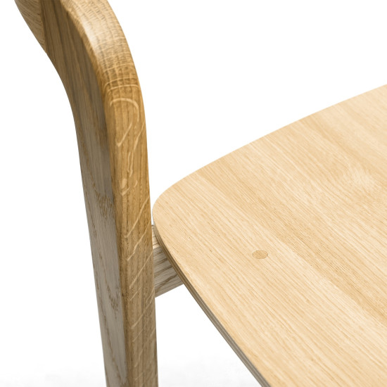 Стілець напівбарний Floki new натуральний дуб / твердий 7