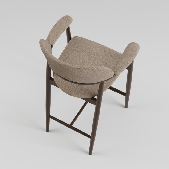 Стул полубарный Terra темный орех / Node 08 6