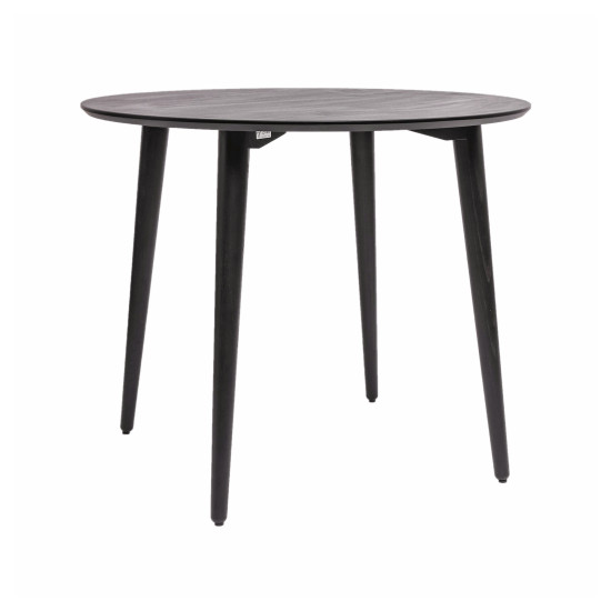 Стіл Dan d-90 HPL Arpa 3408 Losa / чорний 1