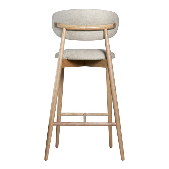 Стілець барний Panda New натуральний ясен / Superior 02 4