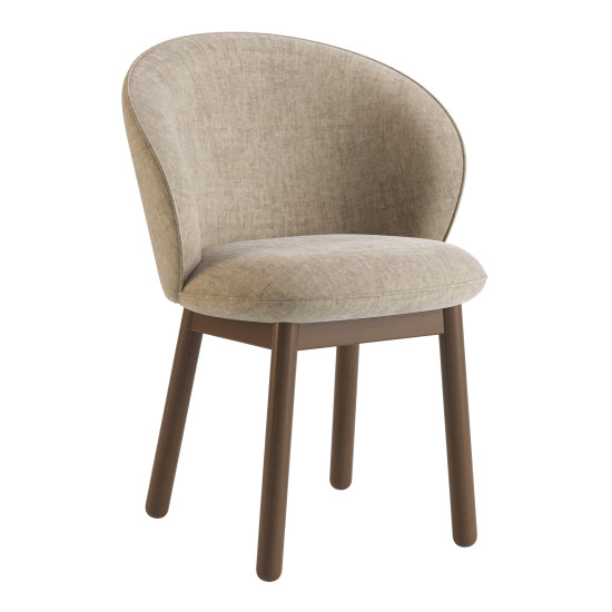 Стілець Stitch темний горіх / Vouge 02 3