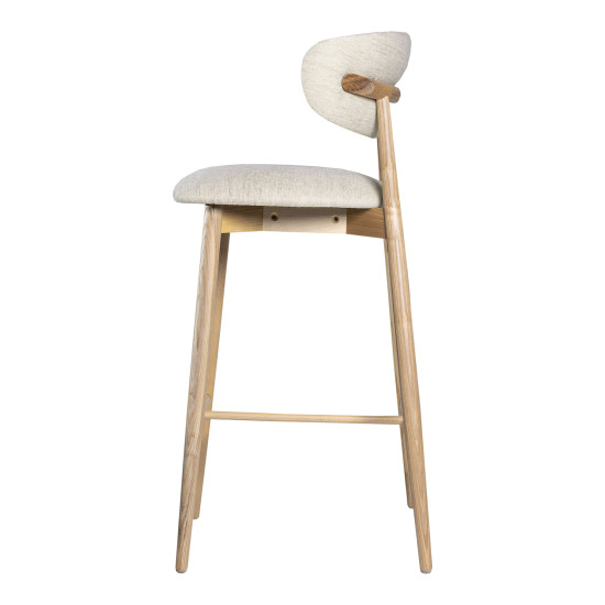 Стілець барний Panda New натуральний ясен / Superior 02 5