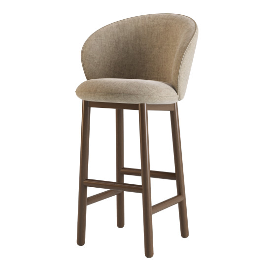 Стул барный Stitch темный орех / Vouge 02 2