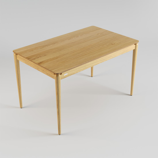 Стіл розкладний Eclipse 130+60 x 80 натуральний дуб 6