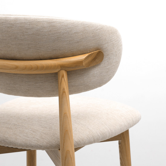 Стілець барний Panda New натуральний ясен / Superior 02 10