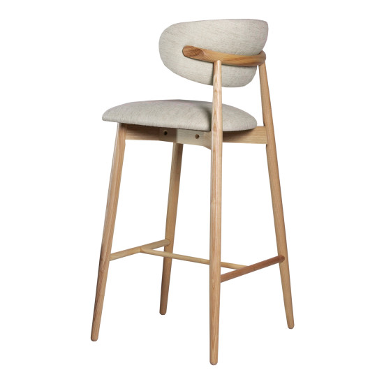 Стілець барний Panda New натуральний ясен / Superior 02 2