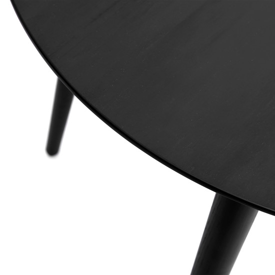 Стіл Dan d-90 HPL Arpa 3408 Losa / чорний 4