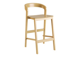 Стілець напівбарний Floki new натуральний дуб / твердий