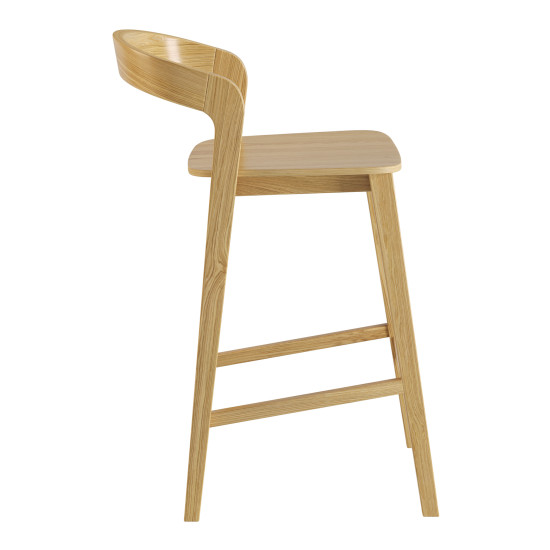 Стілець напівбарний Floki new натуральний дуб / твердий 2