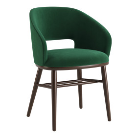 Стул Dolphin темный орех / Venus velvet 2940