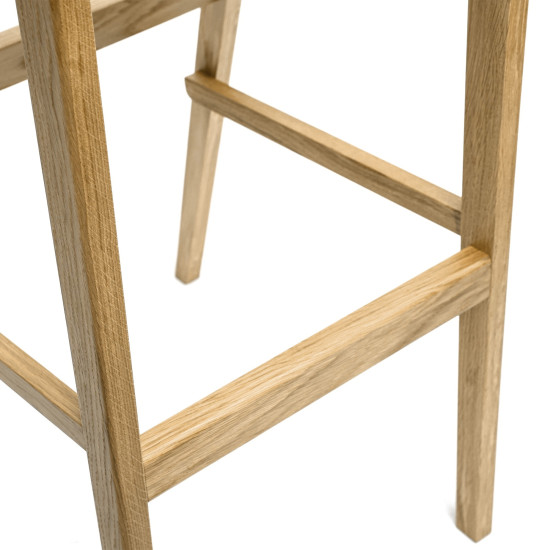 Стілець напівбарний Floki new натуральний дуб / твердий 8