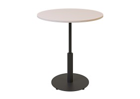 Стол Ibiza R light d-70 черный металл / кашемир ДСП