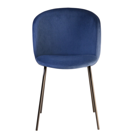 Стілець Lilo синій вельвет 2