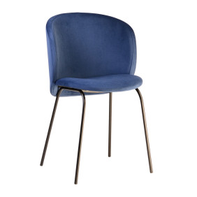 Стілець Lilo синій вельвет
