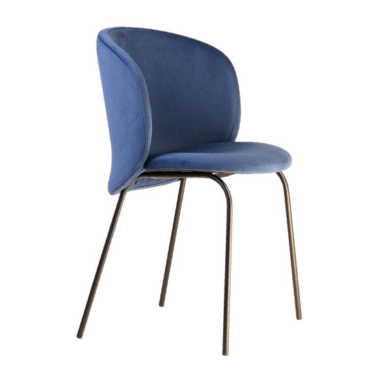 Стілець Lilo синій вельвет 6