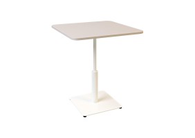 Стол Ibiza Soft light 70x70 белый металл / кашемир ДСП