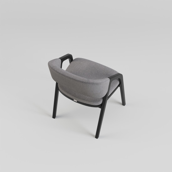 Кресло Otis Big черный дуб / Beretta 19 6