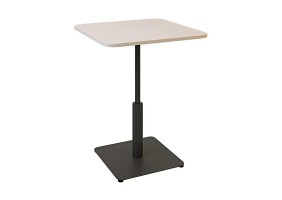 Стол Ibiza Soft light 60x60 черный металл / кашемир ДСП