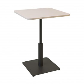 Стол Ibiza Soft light 60x60 черный металл / кашемир ДСП
