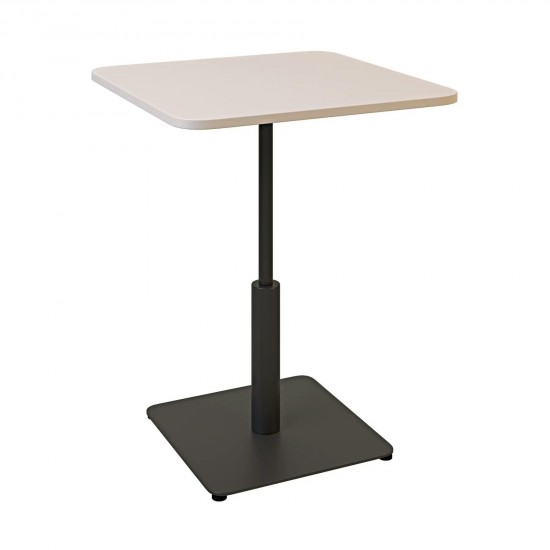 Стол Ibiza Soft light 60x60 черный металл / кашемир ДСП 1