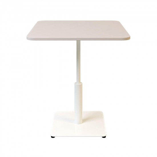 Стол Ibiza Soft light 70x70 белый металл / кашемир ДСП 2