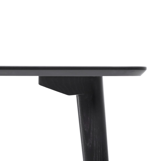 Стол Dan 140 х 80 HPL Arpa 3408 Losa / черный 5